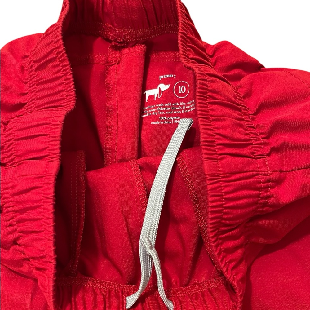 Primary Kids Shorts, Red, Size 10 - Picture 4 of 5